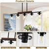 Image 7 : 5-Light Kitchen Island Hanging Farmhouse Ceiling Light Fixture; Modern Design - NEW IN BOX!