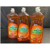 Image 1 : Lot of 3 Palmolive Essential Clean Orange Tangerine Scent Dish Liquid (828ml) - New