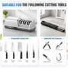 Image 6 : Electric Knife Sharpener for Kitchen - 3-Stage Diamond Abrasive Sharpener, 15° Guide - NEW