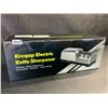 Image 7 : Electric Knife Sharpener for Kitchen - 3-Stage Diamond Abrasive Sharpener, 15° Guide - NEW