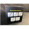 Image 8 : Electric Knife Sharpener for Kitchen - 3-Stage Diamond Abrasive Sharpener, 15° Guide - NEW