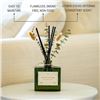 Image 8 : Craft & Kin Stone Fruit & Sage Botanical Scented Reed Diffuser with Dried Flowers - New