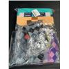 Image 8 : 24pcs Minecraft/Pixel-Theme Party Supply Set - Includes Masks, 37" Large Inflatable Swords, & Pump