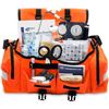Image 1 : MFASCO 415pcs Complete Emergency Response First Aid Kit/Trauma Bag for Disaster Preparedness - New