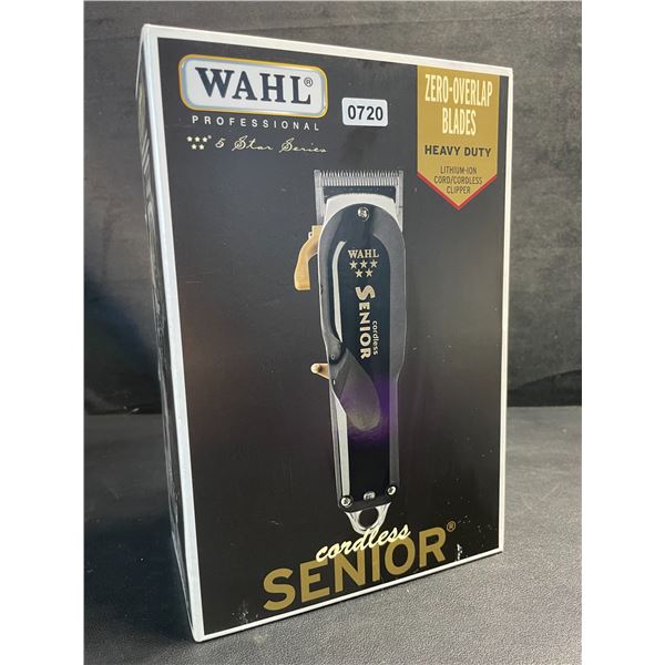 WAHL Professional 5-Star Cordless Senior Clippers - 80-Min Runtime, High-Torque, Cord/Cordless - NEW