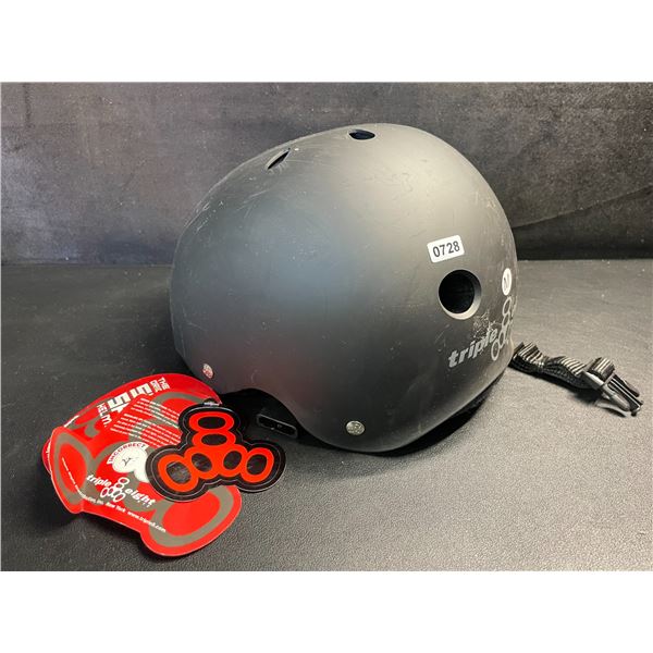Triple Eight Dual Certified Multi-Sport Helmet - Size M - Black - New with Tags!