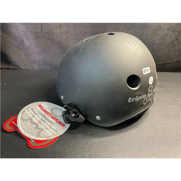 Triple Eight Dual Certified Multi-Sport Helmet - Size M - Black - New with Tags!