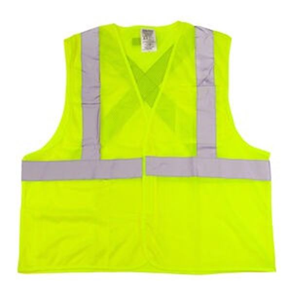 Lot of 20 High-Visibility Work Vests/Safety Vests - Size S/M - Used/Good Shape