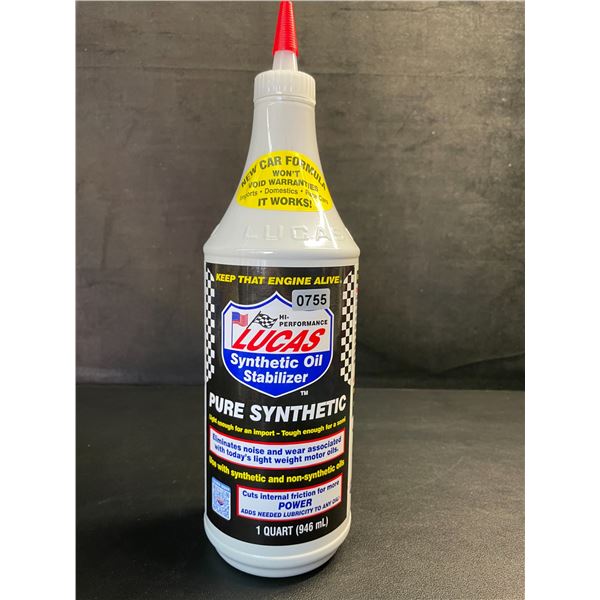 Lucas Synthetic Oil Stabilizer (946ml/1 Quart) Pure Synthetic - New