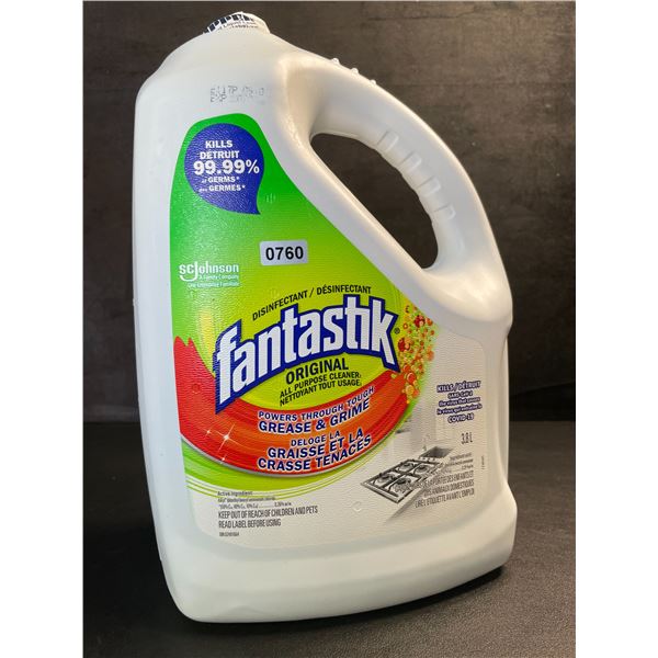 3.8L Jug of Fantastik Original Disinfectant/Multi-Purpose Cleaner; Powers Through Grease/Grime - New