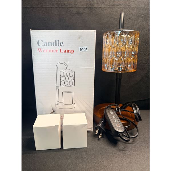 Candle Warmer Lamp Adjustable Height and Settings - Includes 2 Bulbs - New