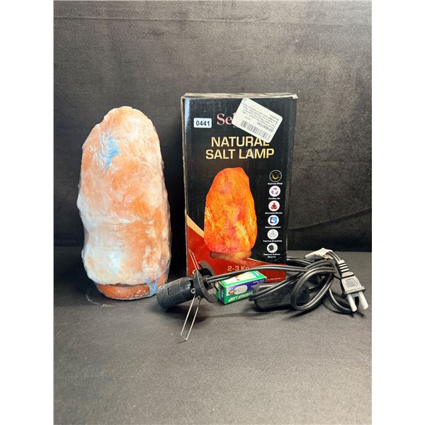 2-3KG Natural Himalayan Salt Lamp For Relaxation Yoga Purifying Air Decor etc - New