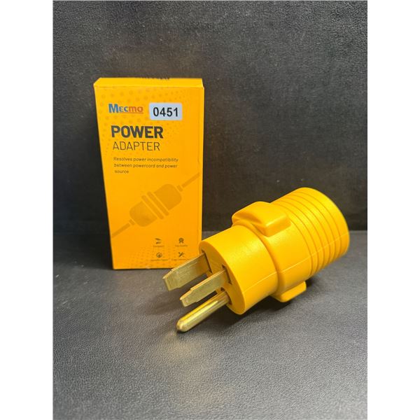Mecmo Power Adapter; NEMA 6-50P to 14-50R EV Charger Adapter - New