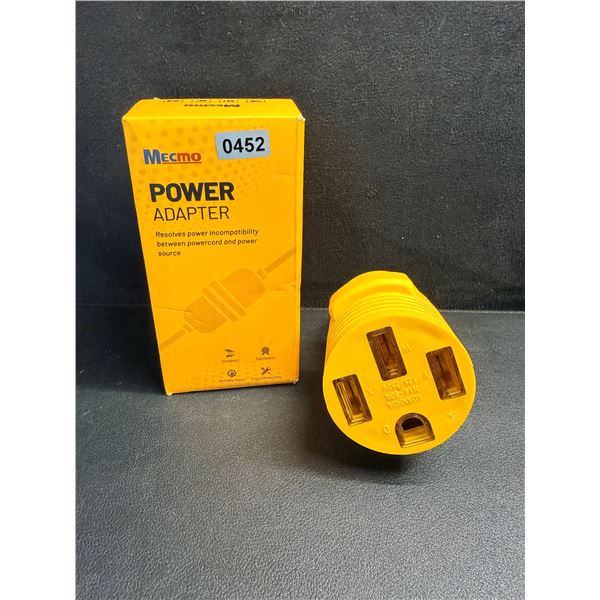 Mecmo Power Adapter; NEMA 6-50P to 14-50R EV Charger Adapter - New