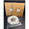 Image 1 : 2 25ft CAT6 Ethernet/Network Cables for Gaming Internet Streaming etc - New