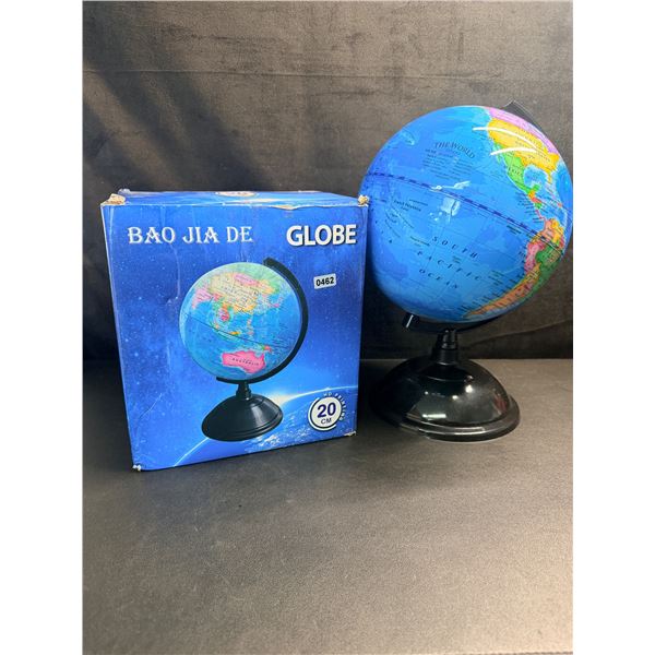 Educational Spinning Globe with Stand for Desk Display and Study - New