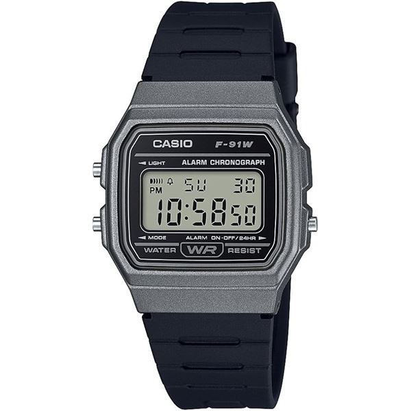 Casio Men's F-91W Classic Digital Display Quartz Watch (Black) Water-Resistant - New