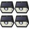 Image 1 : MPOW 4-Pack LED Outdoor Solar Motion Sensor Lights - Ultra-Bright, Waterproof & Durable - New