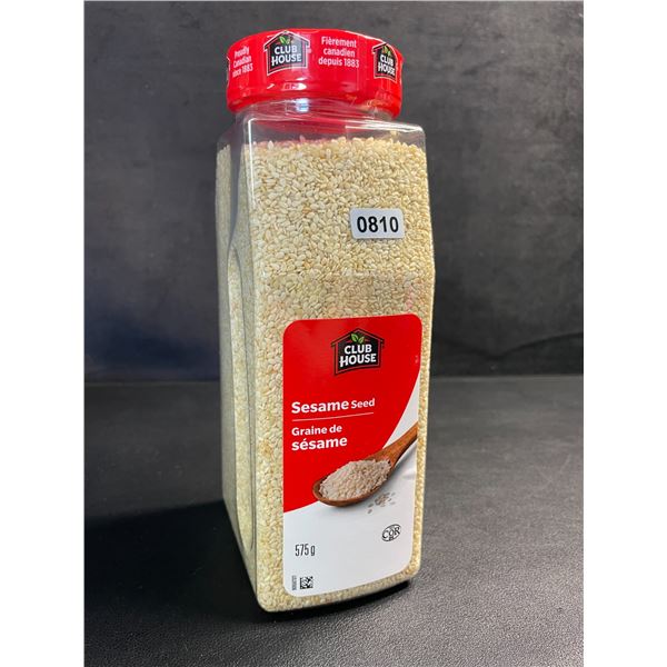 Club House Sesame Seeds (575g Large Container) Nutty, Toasty, Sesame Flavour - New Sealed