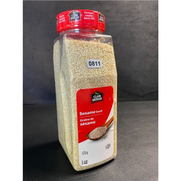 Club House Sesame Seeds (575g Large Container) Nutty, Toasty, Sesame Flavour - New Sealed