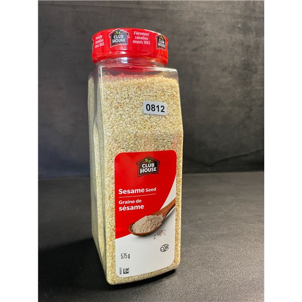 Club House Sesame Seeds (575g Large Container) Nutty, Toasty, Sesame Flavour - New Sealed
