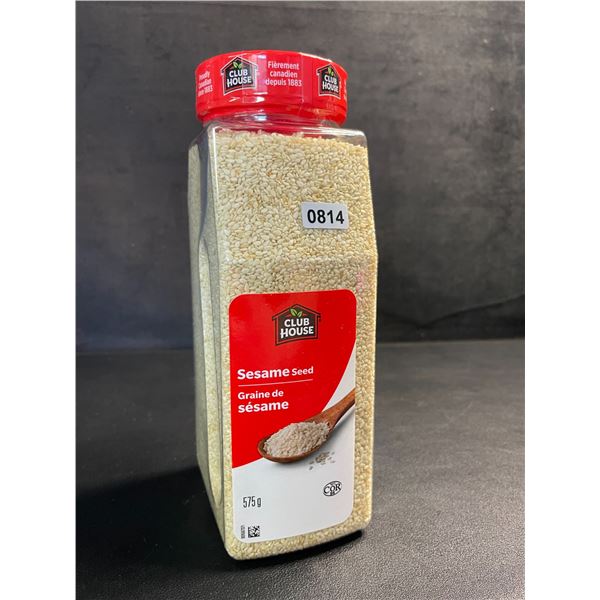 Club House Sesame Seeds (575g Large Container) Nutty, Toasty, Sesame Flavour - New Sealed
