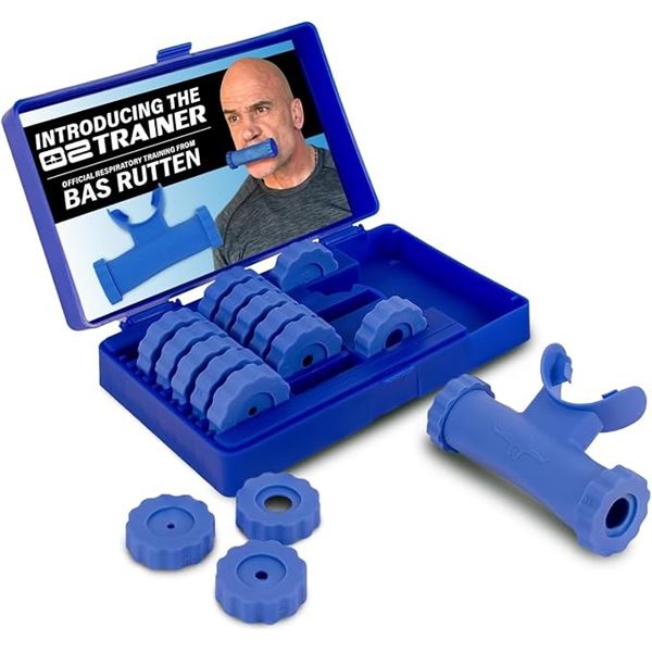 Bas Ruttan O2 Trainer Device - Official O2 Respirator Breathing Lung Trainer - Brand New!