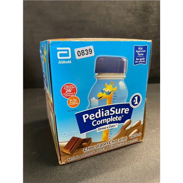 PediaSure Complete Grow&Gain Nutritional Supplement Drinks (4 x 235ml) Chocolate Flavor - New Sealed