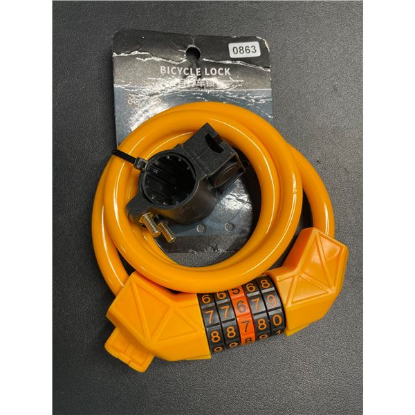 Heavy-Duty Bike Lock - Combination Bicycle Lock- Brand New