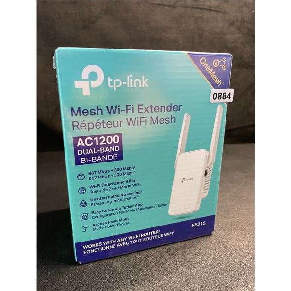 TP-Link AC1200 Mesh Wi-Fi Extender/WiFi Booster - Works with Any WiFi Router - New Sealed!
