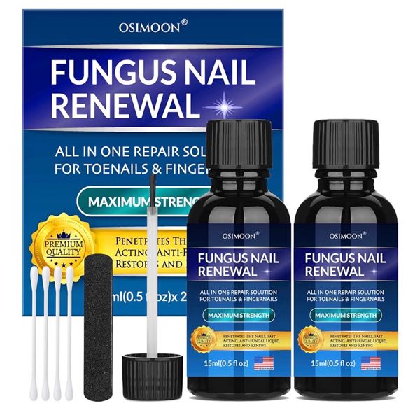 2 Boxes of Fungus Nail Renewal All in One for Treating Nail and Foot Fungus - New