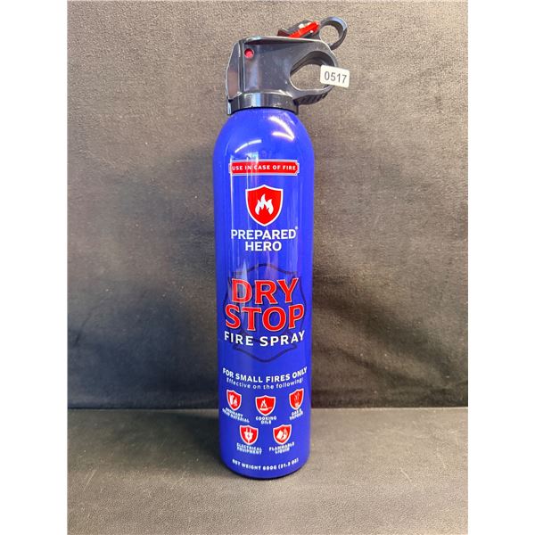 Prepared Hero Dry Stop Fire Spray (600g) Portable Fire Extinguisher for Home/Car/Garage - New