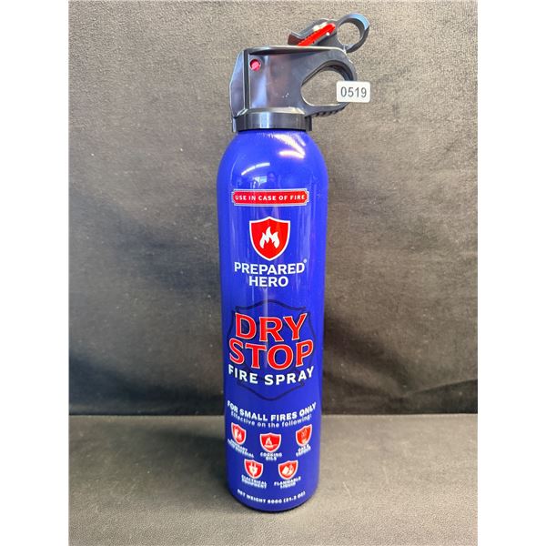 Prepared Hero Dry Stop Fire Spray (600g) Portable Fire Extinguisher for Home/Car/Garage - New