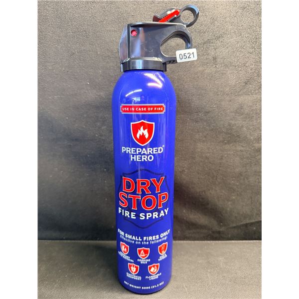 Prepared Hero Dry Stop Fire Spray (600g) Portable Fire Extinguisher for Home/Car/Garage - New