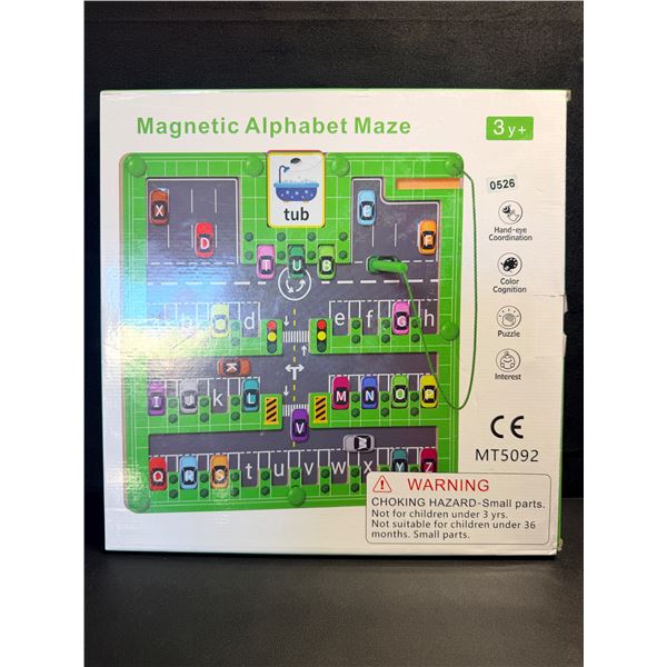 Magnetic Alphabet Maze for Developmental Skills Ages 3+ - New