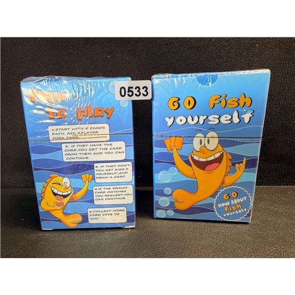 2 2-Packs of Go Fish Yourself - An Adult Style Go Fish! Game (4 Packs Total!) - New