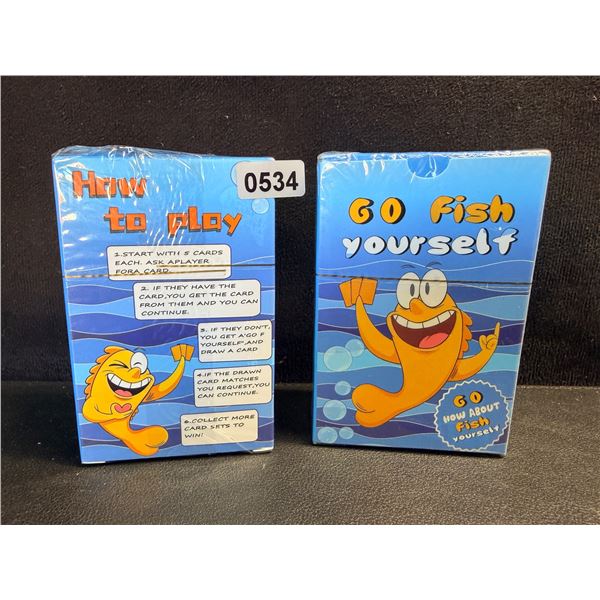 2 2-Packs of Go Fish Yourself - An Adult Style Go Fish! Game (4 Packs Total!) - New