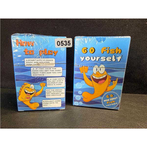 2 2-Packs of Go Fish Yourself - An Adult Style Go Fish! Game (4 Packs Total!) - New