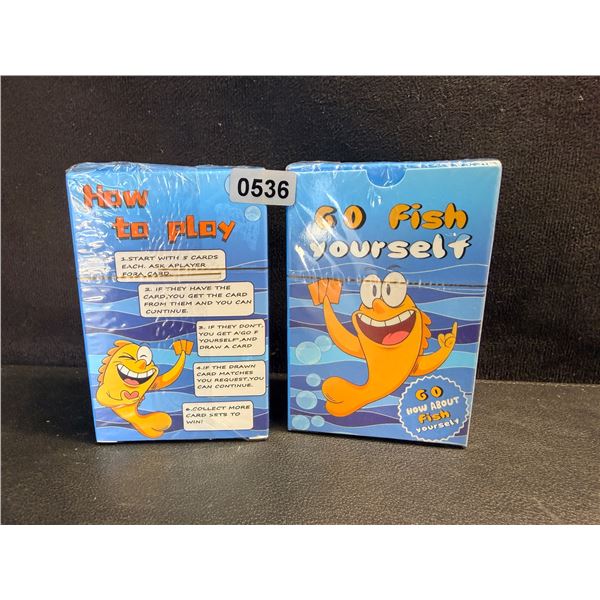 2 2-Packs of Go Fish Yourself - An Adult Style Go Fish! Game (4 Packs Total!) - New