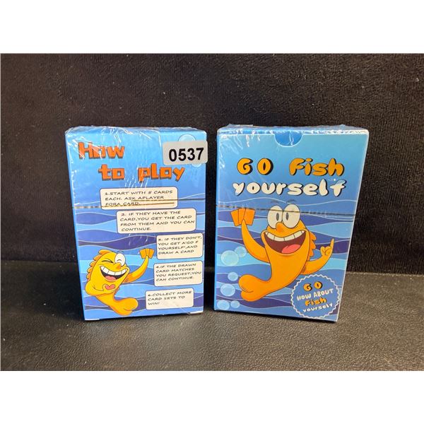 2 2-Packs of Go Fish Yourself - An Adult Style Go Fish! Game (4 Packs Total!) - New