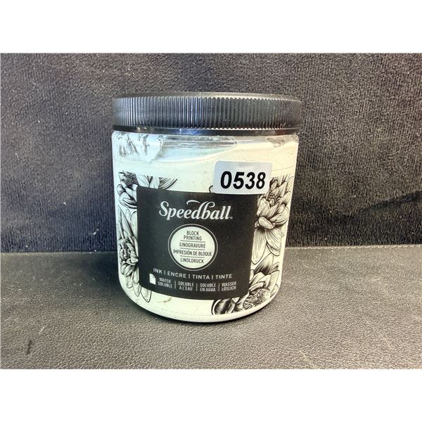 SpeedBall Water Soluble White Ink for Block Printing - New