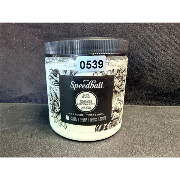 SpeedBall Water Soluble White Ink for Block Printing - New