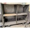 Image 1 : LARGE CUSTOM METAL PARTS / INVENTORY CART