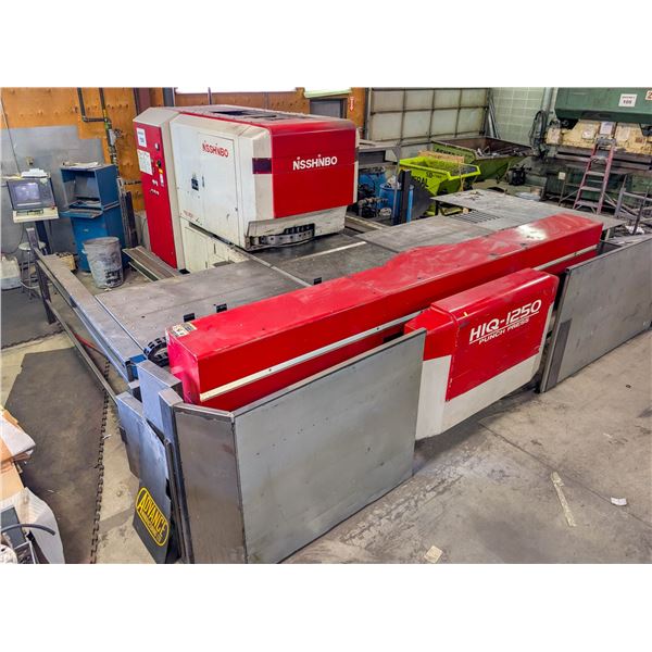 NISSHINBO HIQ-1250 30 TON HYDRAULIC TURRET CNC
