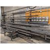 Image 2 : RACK OF ASSORTED METAL STOCK, RACK INCLUDED.