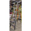 Image 1 : 8' FIBERGLASS STEPLADDER - YELLOW