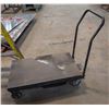 Image 1 : CUSTOM STEEL ELEVATION CART/TABLE