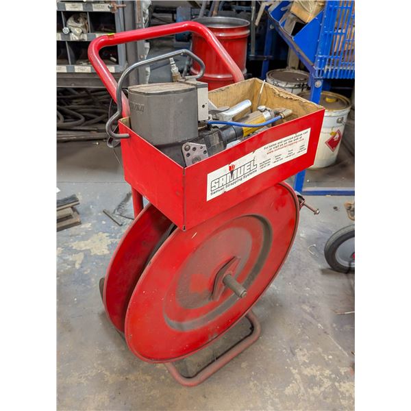 BANDING CART W/ PNEUMATIC BANDING CRIMPER