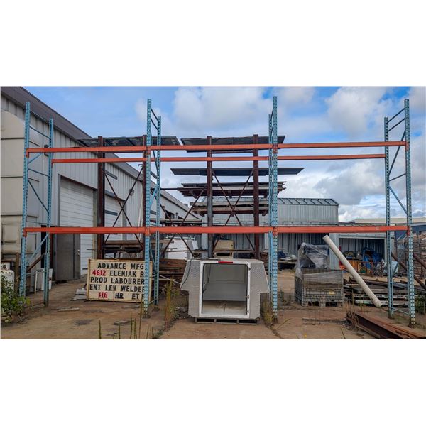 3 SECTIONS OF PALLET RACKING