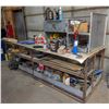 Image 1 : CUSTOM SERVICE BENCH W/ CONTENTS